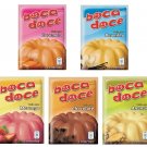 5 x Instant Pudding Portuguese BOCA DOCE Portugal 5 Delicious Flavors 5 x 22g