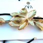 Zara New Woman Ss24 Flower Cord Belt One Size Golden Ref 4548/056