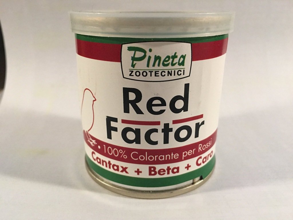 Pineta Red Factor for Canary Bird Feather Coloring 50g