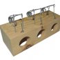 Mousetrap 3 Holes Wooden Mouse Trap