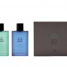 Zara Green Savage & Blue Spirit Duo Set Eau Toilette Men Fragrance 2x90ml 3.04oz