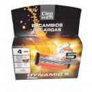 8 x Dynamic 5 Pro - 5 Blade Razor Refills Cien Men Lubricated Strip Vegan