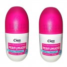 CIEN Woman Roll-on Antiperspirant 48-Hour Fruity Scented Moisturizer 2 x 50 ml