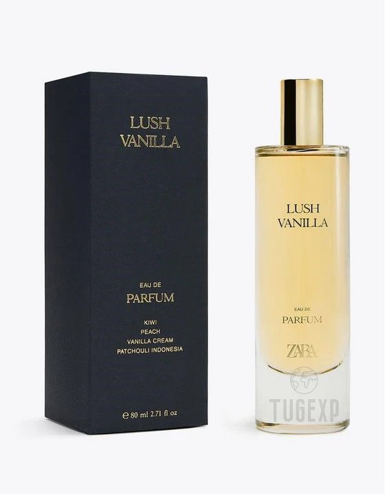 ZARA Lush Vanilla 2.71 Oz Eau De Parfum Women Fragrance 80ml New Perfume