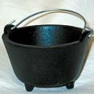Cast Iron Cauldron 2 3/4" dia