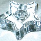 Glass Star Chime Candle Holder