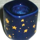 Candle Holder: Blue Star 1/2"