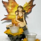 Sunflower Fairy Candle Holder