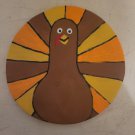 Handmade, Waterproof, Painted, Made to Order Clay Turkey Magnet