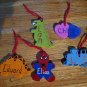 Handmade, Custom, Made to Order, Clay, Christmas Ornaments