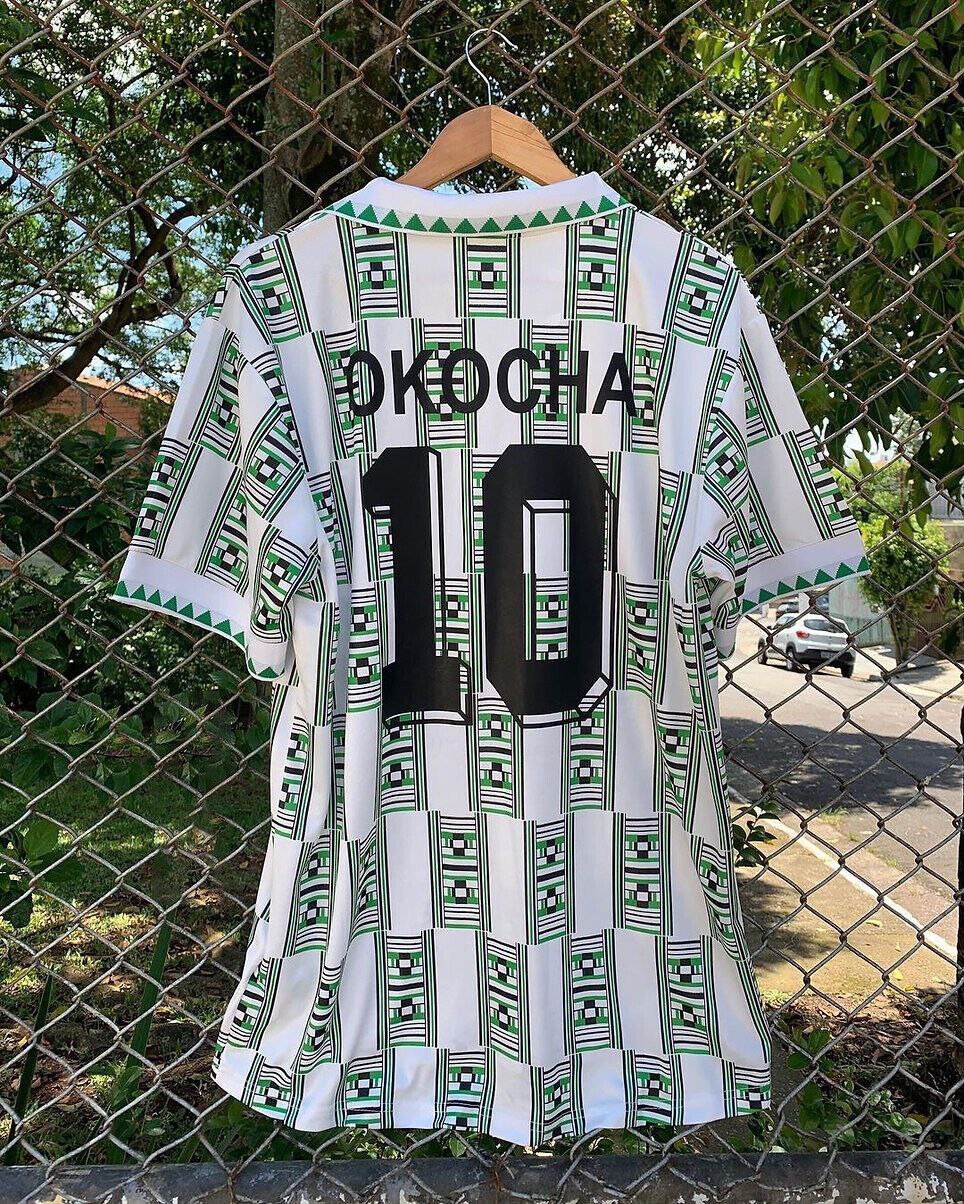 1996 Nigeria Home OKOCHA Camiseta De Fútbol Retro | México