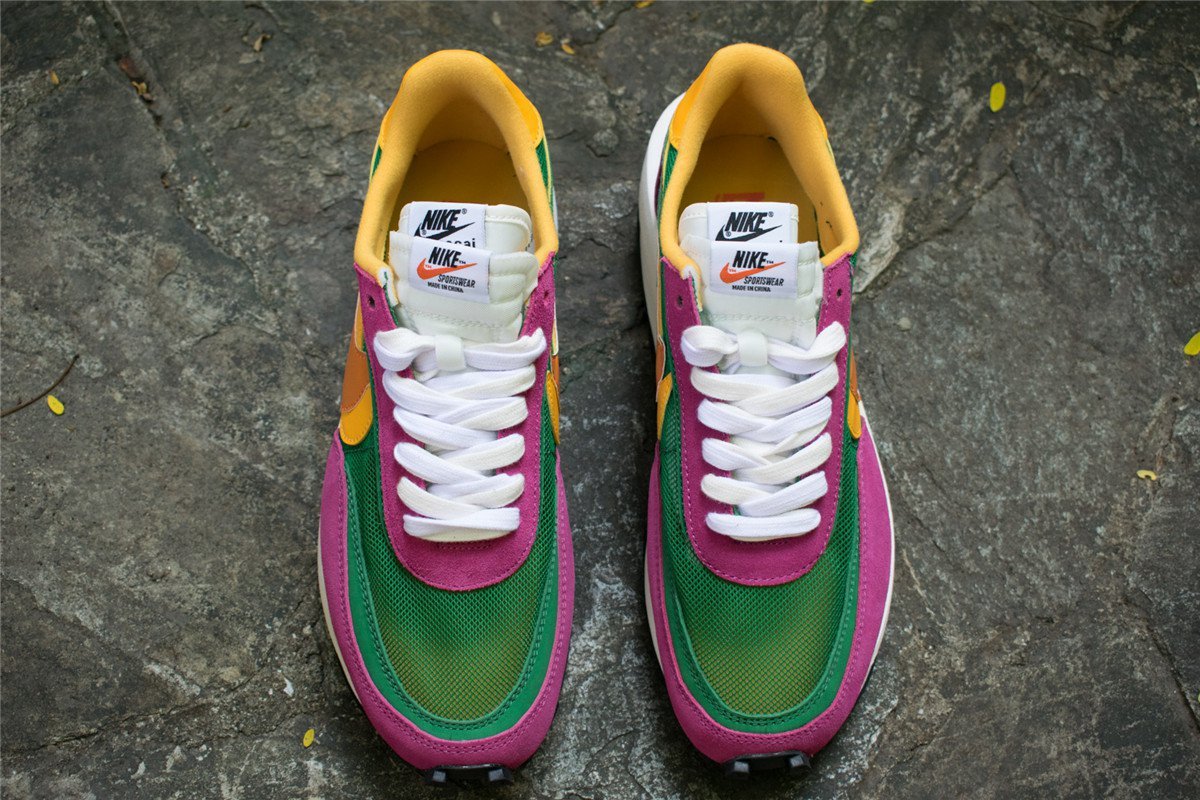 ld waffle sacai pine green