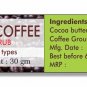Durva Herbs and More COCOA COFFEE FACE SCRUB Free Ship