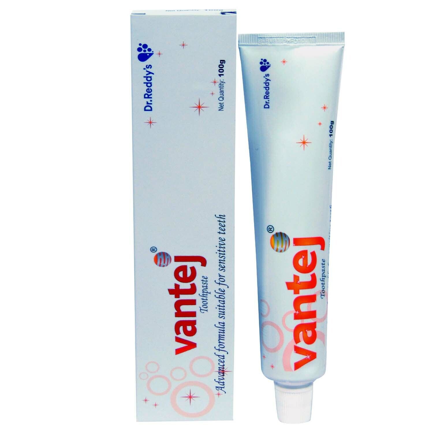 Dr. Reddy's Vantej Toothpaste advanced formula suitable for sensitive Teeth 100g