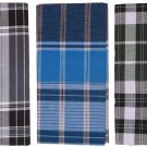 Men's LARGE Sarong Lungi Dhoti Cotton Check Fabric 100% Cotton 2m Length