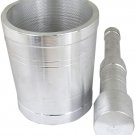 Stainless Steel Mortar and Pestle, Imam Dasta, Garlic, Herbs Pugging Pot