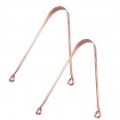 Copper Metal Tounge Cleaner Ayurvedic Scraper for Men and Women Oral Care 2 Pcs