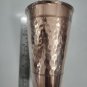 Handmade Pure Copper Water Glass Beautiful Hammered Drinking Tumbler Glass 400ml