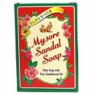 2 X Mysore Sandal Soap Natural Superior with Pure Sandalwood Oil 75g each