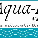 Aqua E Vitamin E Capsules for face. Only water miscible Vitamin E 100caps