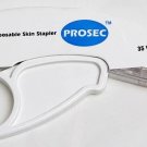 Sterile Disposable Skin Stapler with Skin Stapler Remover & 35 Preloaded Staples