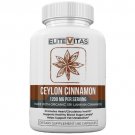 High Potency Ceylon Cinnamon Supplement - 1200mg per Serving - 60 Capsules