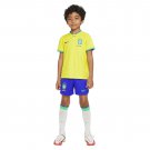 Brazil 2022/23 Home Younger Kids' Nike Dri-FIT Football Jersey Kit | Official Brazil Soccer Gear