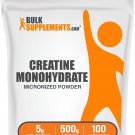 BULKSUPPLEMENTS.COM Creatine Monohydrate Powder, 100.0 Servings (Pack of 1)