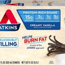 The Atkins Creamy Protein-Rich Shake, Vanilla, (Pack of 12)
