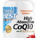 Doctor's Best High Absorption CoQ10 with BioPerine, 60 Count (Pack of 1)