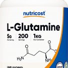 Nutricost L-Glutamine Powder 1 KG - Unflavored, 200.0 Servings (Pack of 1)
