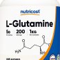 Nutricost L-Glutamine Powder 1 KG - Unflavored, 200.0 Servings (Pack of 1)