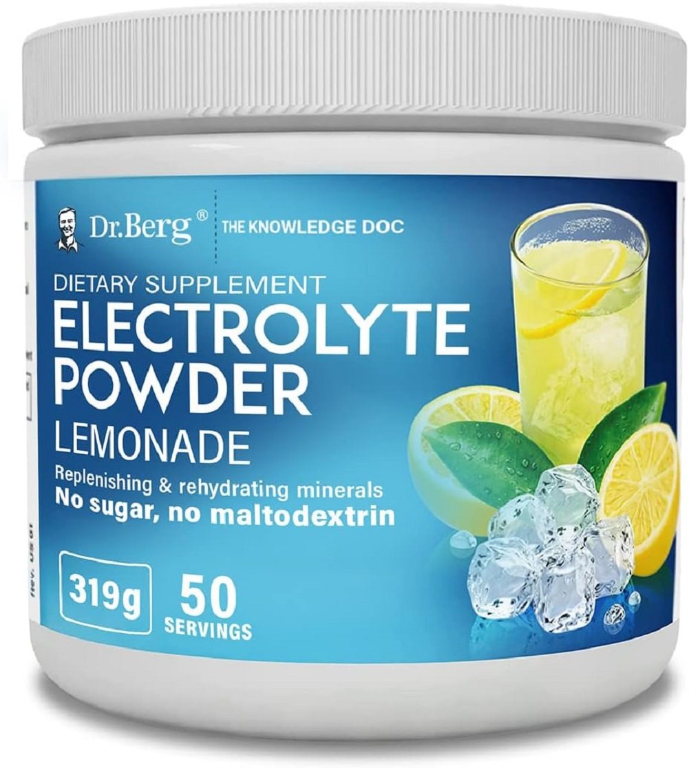 Dr. Berg Hydration Keto Electrolyte Powder, Lemonade - 50 Servings