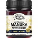 Barnes Naturals Australian Manuka Honey MGO 1050+ 500g - Premium Healing Honey
