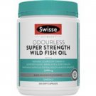 Swisse Odourless Super Strength Wild Fish Oil - 2000mg, 200 Capsules, Omega-3 Essential Support