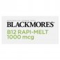 Blackmores B12 Rapi-Melt 1000mcg Energy Support Vitamin B - 60 Tablets, Quick Dissolve for Vitality