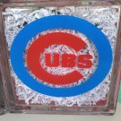 Chicago Cubs Glass Block Light