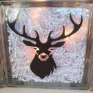 Deer Glass Block Light