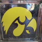 Iowa Hawkeyes Glass Block Light