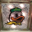 Oregon Ducks Glass Block Light