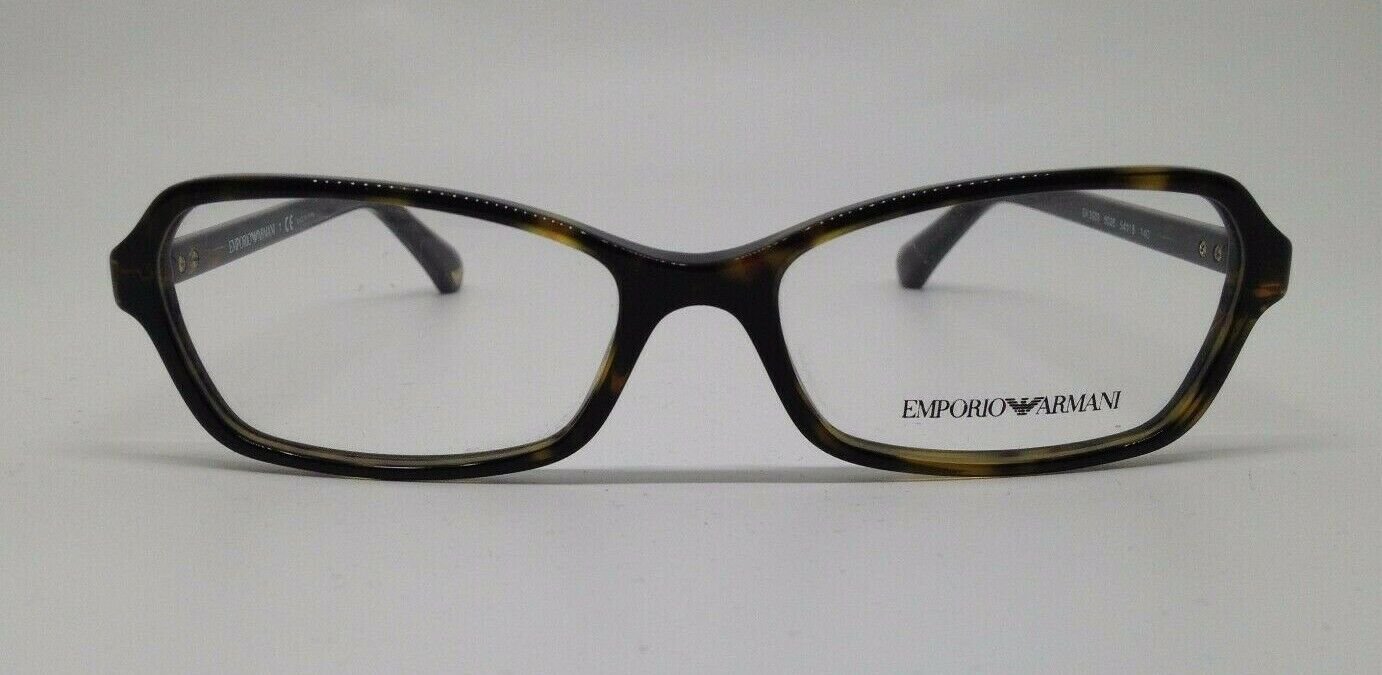 Emporio Armani EA 3009 Tortoise 5026 Plastic Eyeglasses Frame 5416140 New