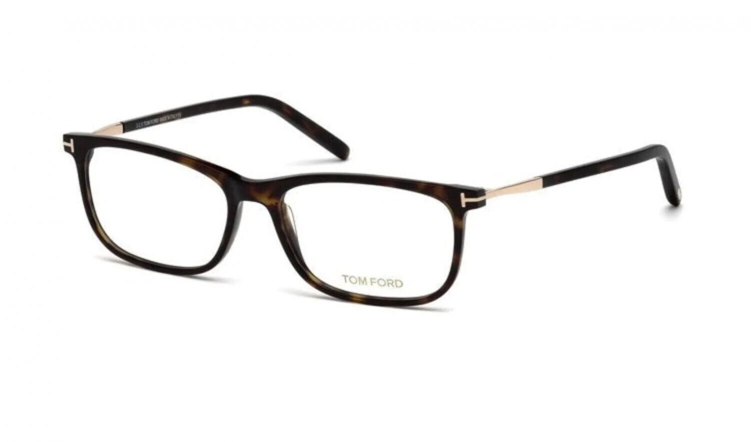 Tom Ford TF5398 052 Tortoise Plastic Optical Eyeglasses Frame 55-16-145 ...