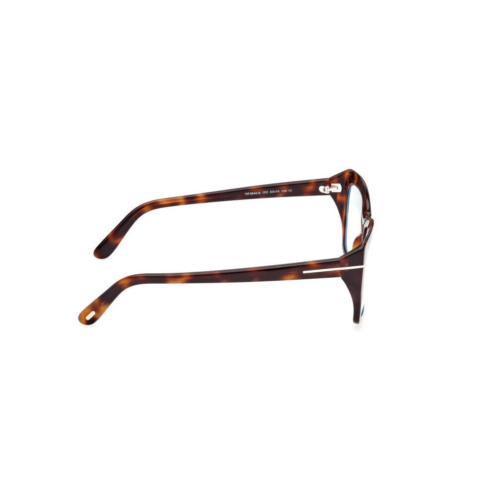 Tom Ford TF 5846-B 053 Blonde Tortoise Bold Plastic Eyeglasses Frame 53 ...