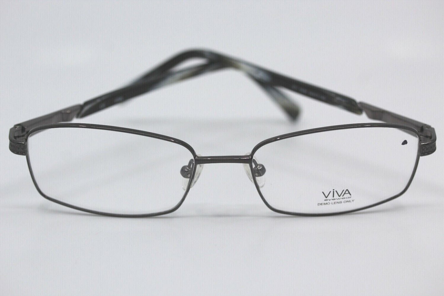 Viva Vv 271 Gun Matte Gunmetal Metal Optical Eyeglasses Frame 54 17 145 Rx 6654