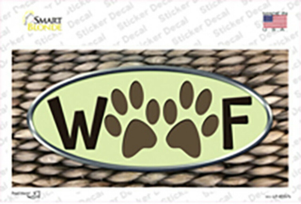 Woof Sticker Decal