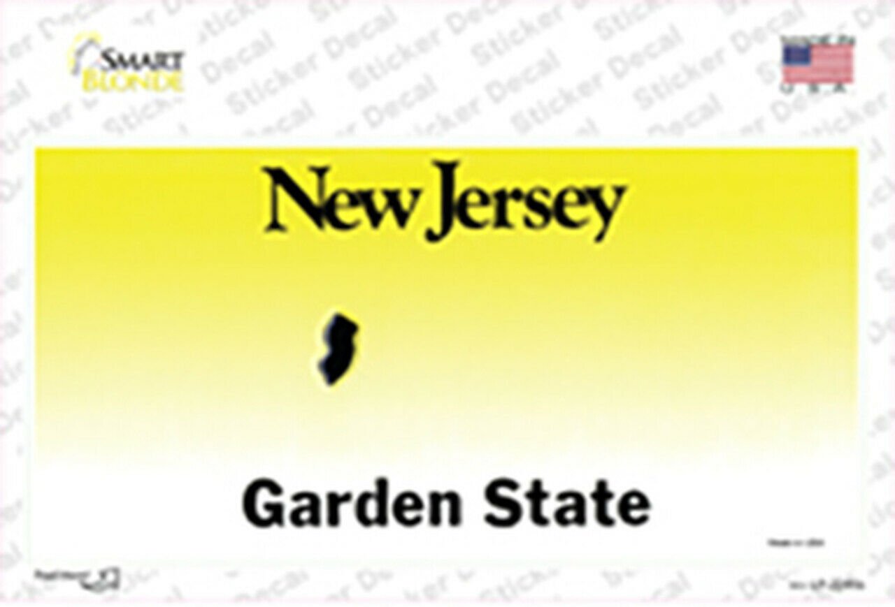 New Jersey Sticker Decal