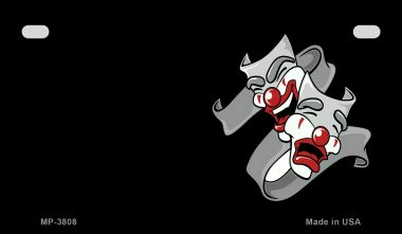 Theatre and Arts Offset Novelty Motorcycle Plate