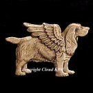 Cocker Spaniel Guardian Angel Dog Pin (English Cocker Spaniel)