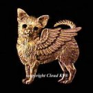 Chihuahua Guardian Angel Dog Pin