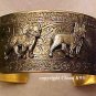 Boston Terrier CUFF BRACELET  *SIGNED* Jewelry